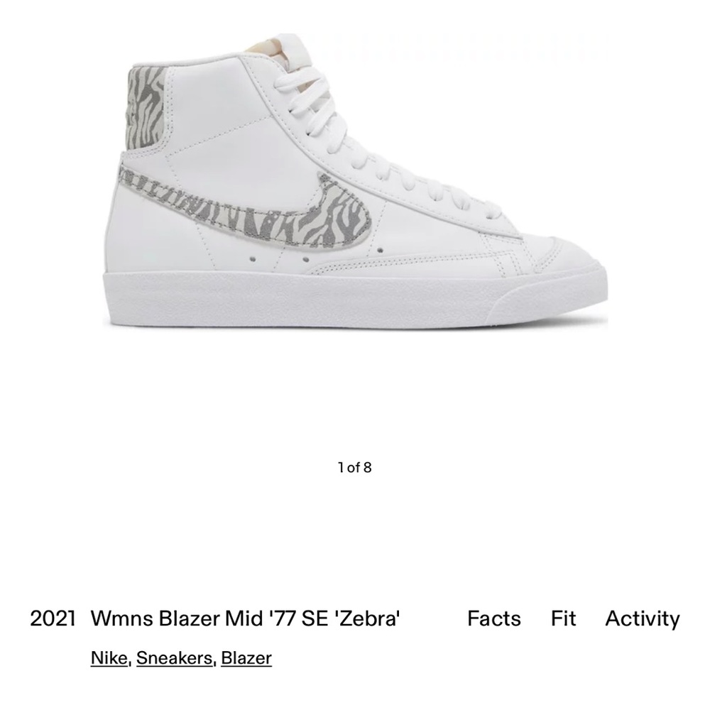 2021 Wmns Blazer Mid ‘77 SE Zebra’